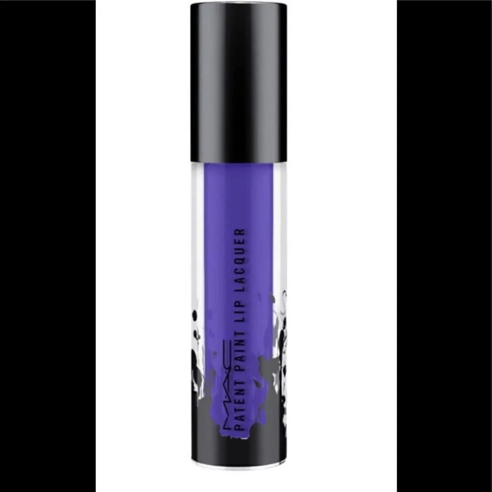 1 LEFT! Mac Patent Paint Lip Lacquer Shellac Shocked - Picture 2 of 6